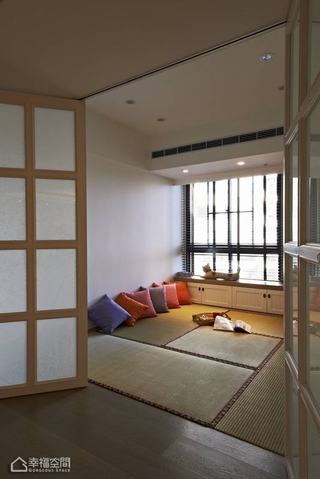 美式风格公寓小清新榻榻米效果图