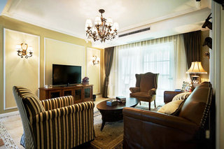 欧式风格欧式客厅欧式电视背景墙效果图