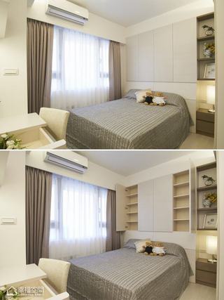 简约风格公寓白色卧室改造