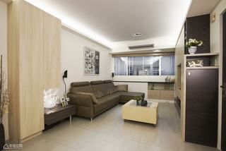 简约风格公寓舒适沙发背景墙设计
