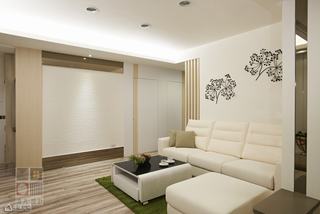 简约风格公寓温馨沙发背景墙设计