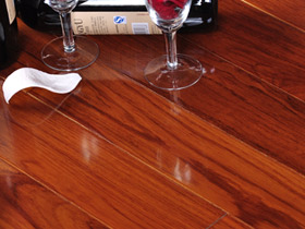 美式现代实木地板 实木油漆地板 柚木