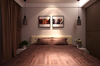 简约风格二居室温馨卧室设计图