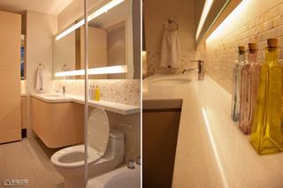 日式风格公寓舒适卫生间设计图纸