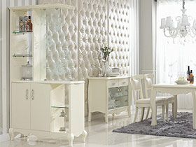 白色纯美的客厅 淡淡的浪漫与优雅