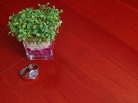 番龙眼实木地板 玫瑰色小菠萝实木地板