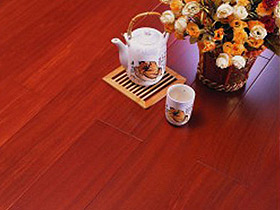 玫瑰色美式现代 香二翅豆实木地板
