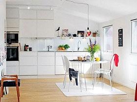 19图纯白欧式厨房 还你一个明亮洁净的空间