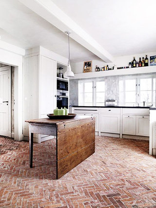 欧式风格简洁黑白厨房橱柜设计图纸
