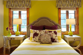 简约风格舒适绿色卧室床效果图