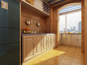 20图狭长厨房设计 给你最自然地操作流水线