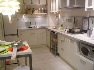 宜家风格简洁白色厨房橱柜定制