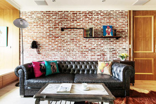 美式风格大气客厅沙发装修图片