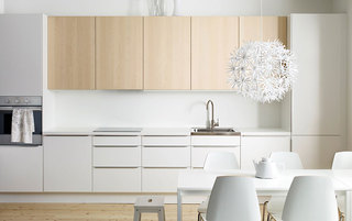 宜家风格简洁白色厨房改造