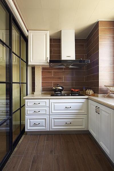 20款经典l型厨房设计 欣赏简约美式风_齐家网装修效果图