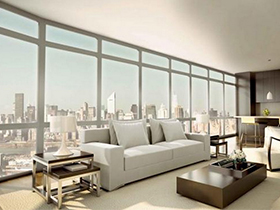 追求体现优质生活品味的白色系客厅沙发