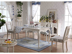 7种白色餐桌椅  简约时尚
