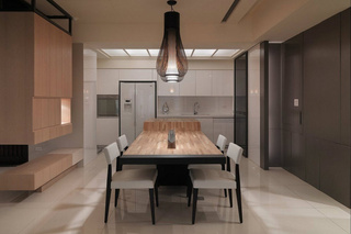 简约风格简洁原木色厨房橱柜设计