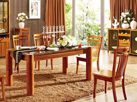实木实用餐桌 造最舒适用餐空间