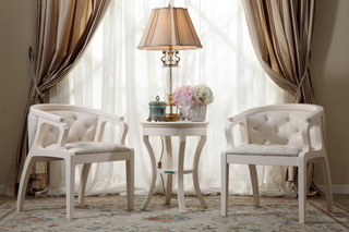 现代简约风格舒适白色客厅沙发图片