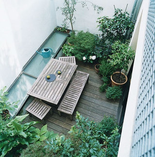 现代简约风格阳台室内植物效果图