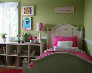 简约风格可爱儿童房床效果图