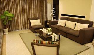 美式风格公寓大气白色客厅沙发效果图