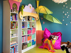 给玩具找个“家” 21种儿童房特色收纳柜欣赏