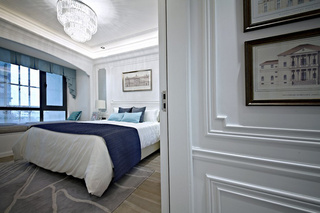 新古典风格三居室舒适130平米效果图