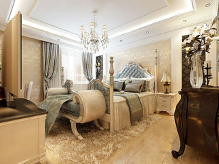 欧式风格奢华卧室床图片
