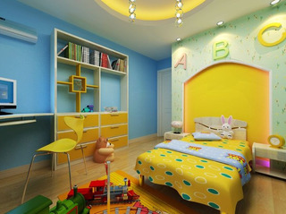 地中海风格可爱儿童房装修效果图