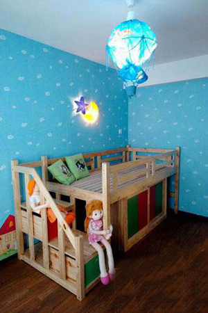 地中海风格可爱儿童房改造