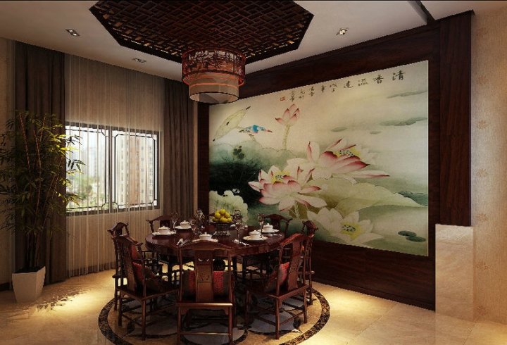,餐厅,中式风格,大气