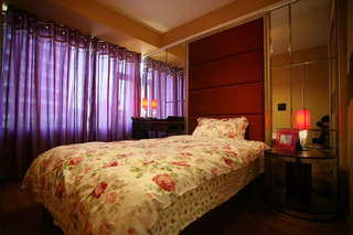 中式风格舒适卧室飘窗设计