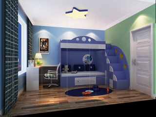 可爱儿童房儿童床图片