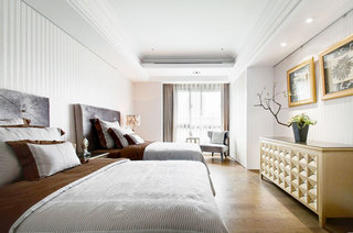 美式风格大气卧室卧室背景墙设计