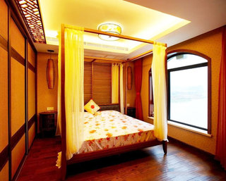 中式风格大气卧室设计图