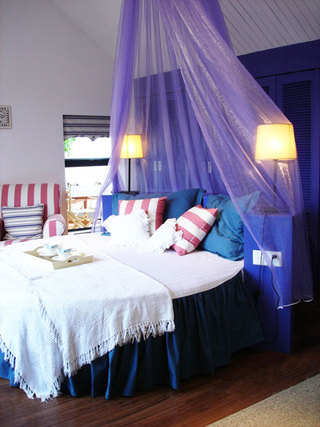 地中海风格浪漫卧室装修效果图