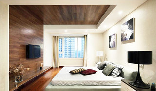 中式风格实用卧室飘窗设计图