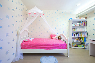 简约风格简洁儿童房儿童床效果图