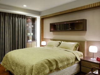 中式风格时尚卧室效果图