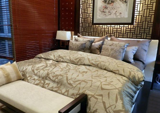 中式风格时尚卧室装修效果图