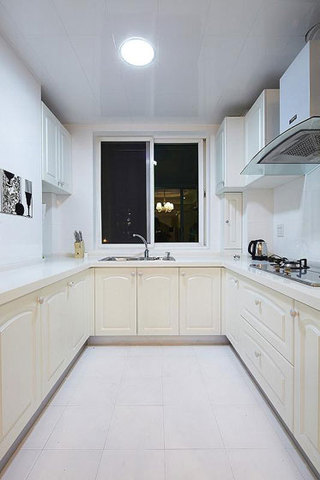 简约风格三室一厅小清新5-10万120平米厨房改造