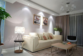 现代简约风格温馨5-10万100平米客厅沙发沙发图片