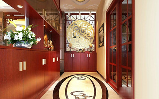 中式风格古典走廊设计图