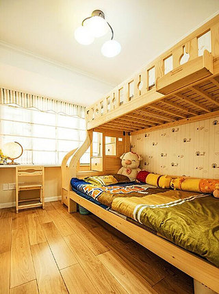 loft风格复式20万以上儿童房儿童床80后家装图片