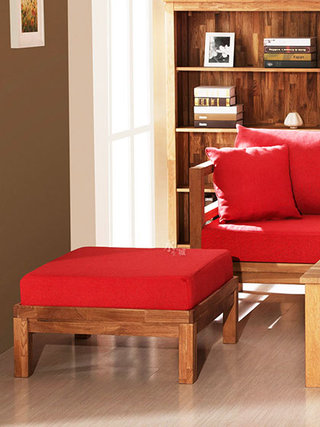 简约风格红色沙发图片