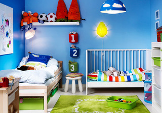 美式风格舒适儿童床效果图
