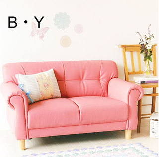 可爱粉色沙发图片