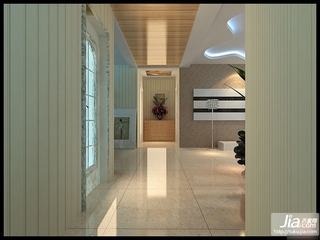 太湖国际社区别墅混合型风格四居室装修图片